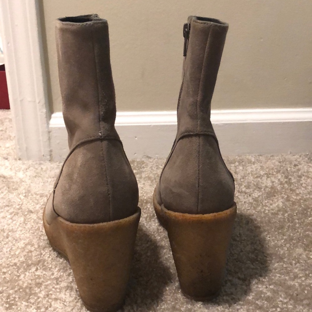 Stuart Weitzman For Scoop Wedges Booties - image 2